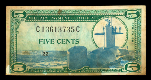 Series 681 cents military - series, 5